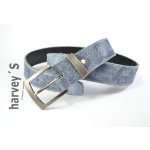 originálny dizajnový  opasok harvey´S  " Denim  Blue "